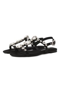 Текстильные сандалии Bianca Dolce & Gabbana