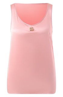 Атласный топ Dolce & Gabbana