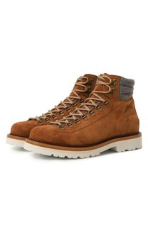 Замшевые ботинки Brunello Cucinelli