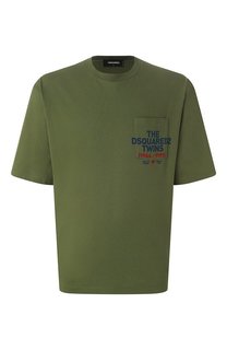 Хлопковая футболка Dsquared2