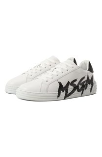 Кожаные кеды MSGM