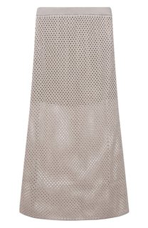 Хлопковая юбка Brunello Cucinelli