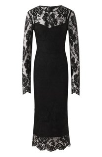 Платье из вискозы и хлопка Dolce & Gabbana