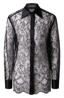 Блузка из вискозы и шелка Dolce & Gabbana