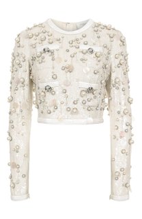 Топ с отделкой пайетками Giambattista Valli