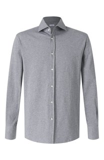 Хлопковая рубашка Brunello Cucinelli