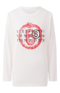 Хлопковый лонгслив MM6