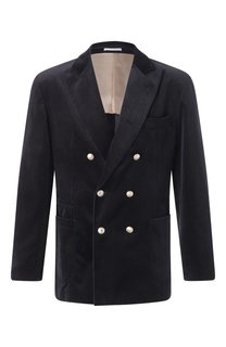 Бархатный пиджак Brunello Cucinelli
