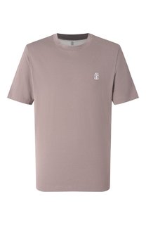 Хлопковая футболка Brunello Cucinelli