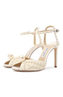 Текстильные босоножки Sacora 100 Jimmy Choo