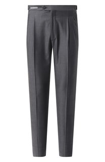 Брюки из шерсти и хлопка Corneliani