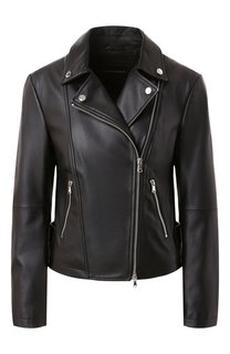 Кожаная куртка Emporio Armani