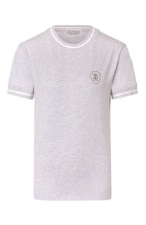 Хлопковая футболка Brunello Cucinelli