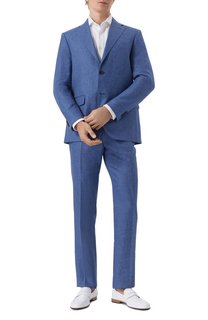 Костюм из шерсти и льна Corneliani