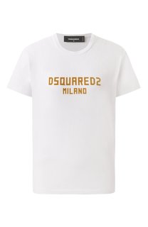 Хлопковая футболка Dsquared2