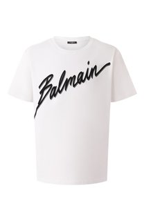 Хлопковая футболка Balmain