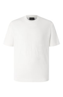 Хлопковая футболка Emporio Armani