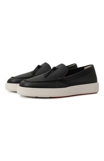 Кожаные лоферы Santoni