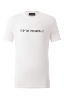 Хлопковая футболка Emporio Armani
