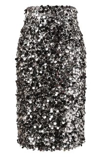 Юбка с отделкой пайетками Dolce & Gabbana