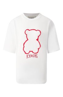 Хлопковая футболка Iceberg