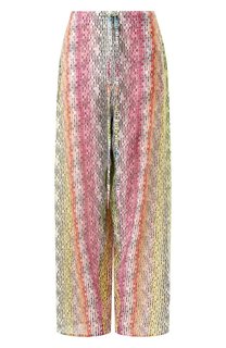 Брюки из хлопка и шелка Missoni
