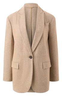 Шерстяной жакет Brunello Cucinelli