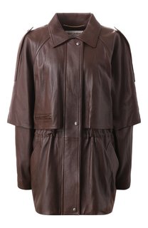 Кожаная куртка Saint Laurent