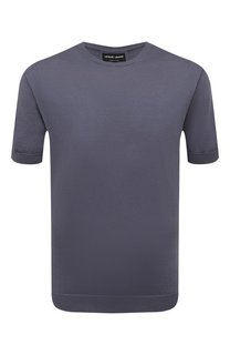 Джемпер из шелка и хлопка Giorgio Armani