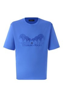 Хлопковая футболка Stefano Ricci