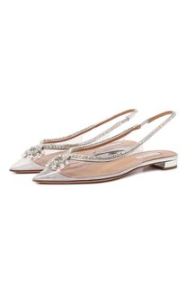 Балетки Seduction Crystal Aquazzura