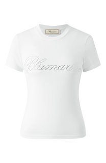 Хлопковая футболка Blumarine