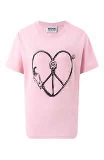 Хлопковая футболка M05CH1NO Jeans