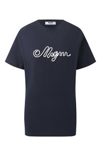 Хлопковая футболка MSGM