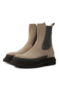 Замшевые челси Brunello Cucinelli