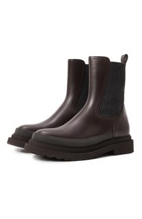 Кожаные челси Brunello Cucinelli