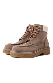 Замшевые ботинки Haddock Bottega Veneta