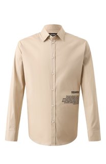 Хлопковая рубашка Dsquared2
