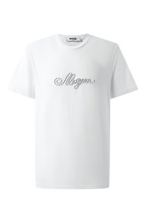Хлопковая футболка MSGM
