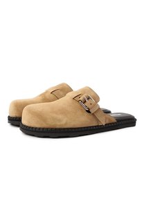 Замшевые сабо Moschino