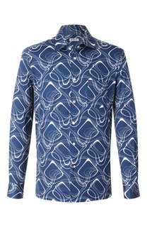 Хлопковая рубашка Kiton