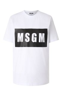 Хлопковая футболка MSGM