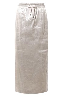 Льняная юбка Brunello Cucinelli