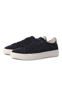 Замшевые кеды Santoni