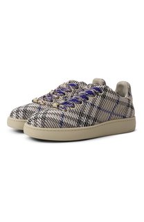 Текстильные кеды Box Burberry