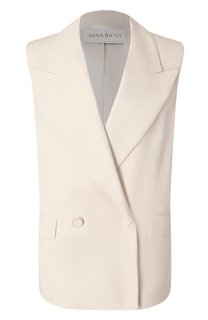 Хлопковый жилет Nina Ricci