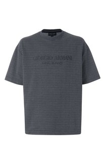 Хлопковая футболка Giorgio Armani