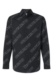 Хлопковая рубашка VETEMENTS