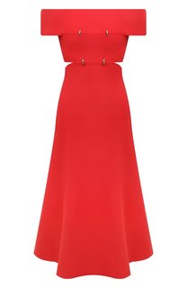 Платье из вискозы Alexander McQueen