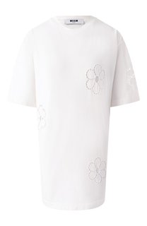 Хлопковая футболка MSGM